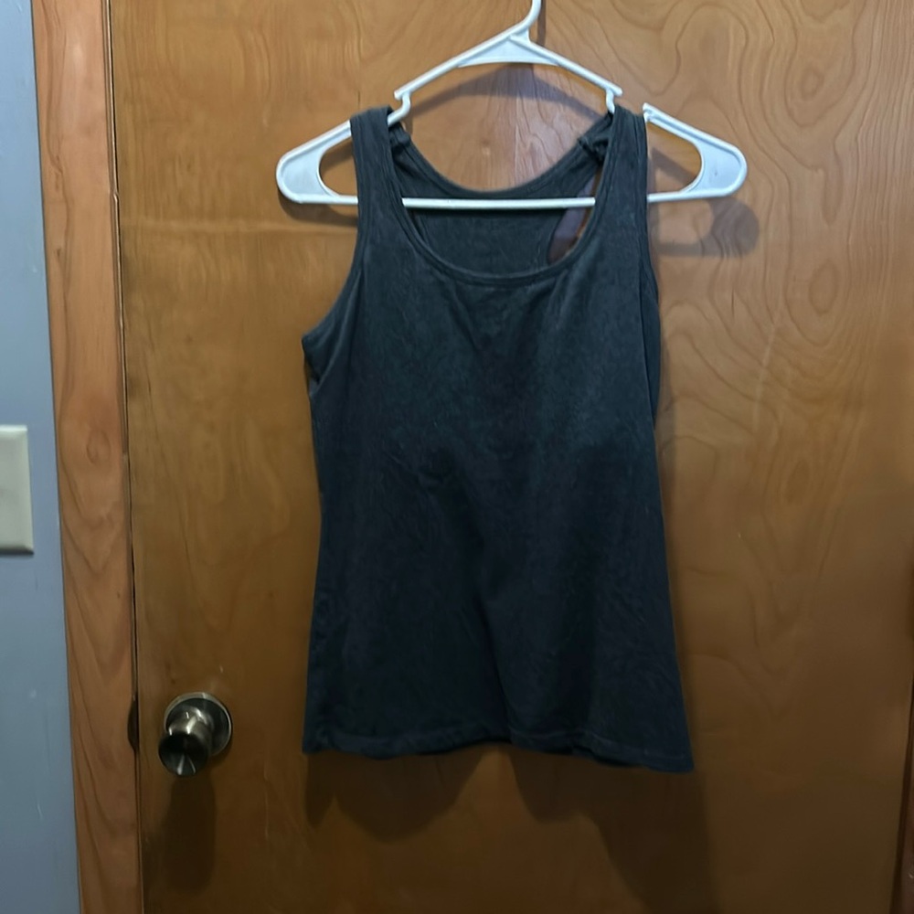 Beautyin gray tank top